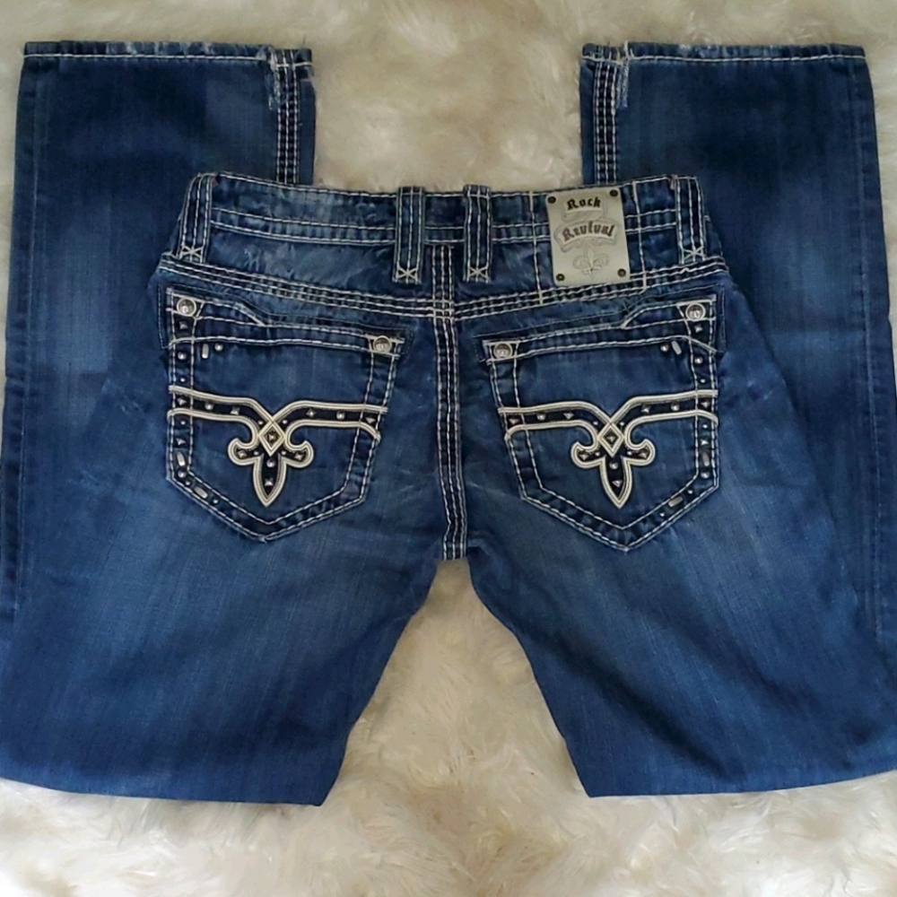 ♠️rock revival jeans